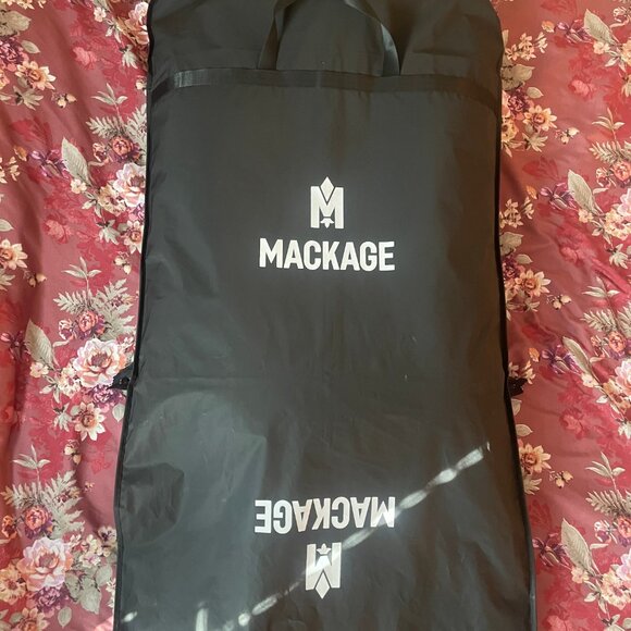 Mackage Winter Coat Kent-Glo High-Gloss Hooded Down Jacket - Picture 7 of 7